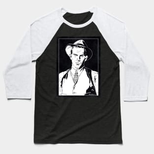 ELIOT NESS - The Untouchables (Black and White) Baseball T-Shirt